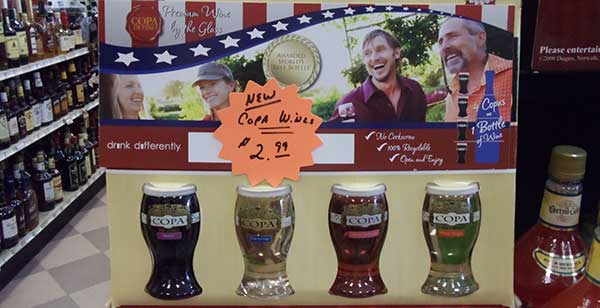 Copa Di Vino Store Display