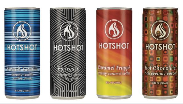 hot shot coffee in a can