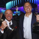 Shark Tank Judges with their Emmy Award